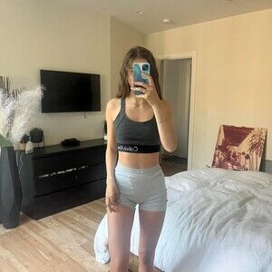 Grey Calvin Klein Sports Bra